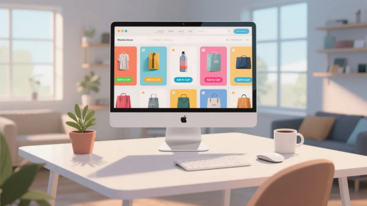 Capture d’écran de site moderne tendance